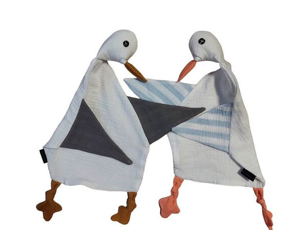 Viktoria und Viktoria: Kuscheltücher