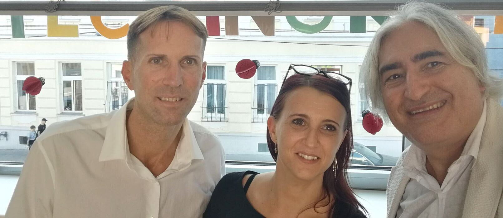 Thomas Kunovjanek, Jelena Welleschütz und Thomas Rihl