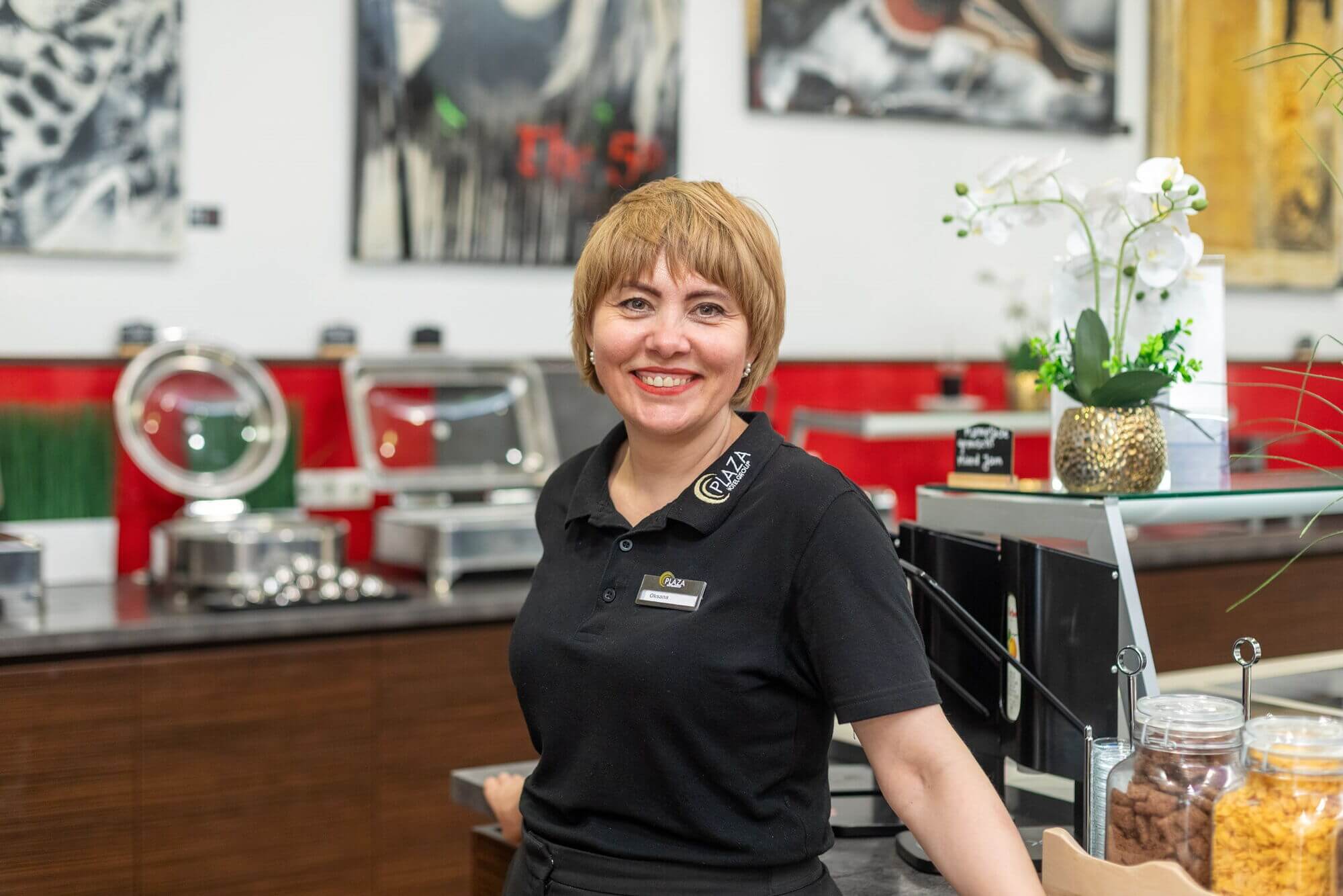 Erfolgsgeschichte von Oksana, Frühstückskraft bei PLAZA INN