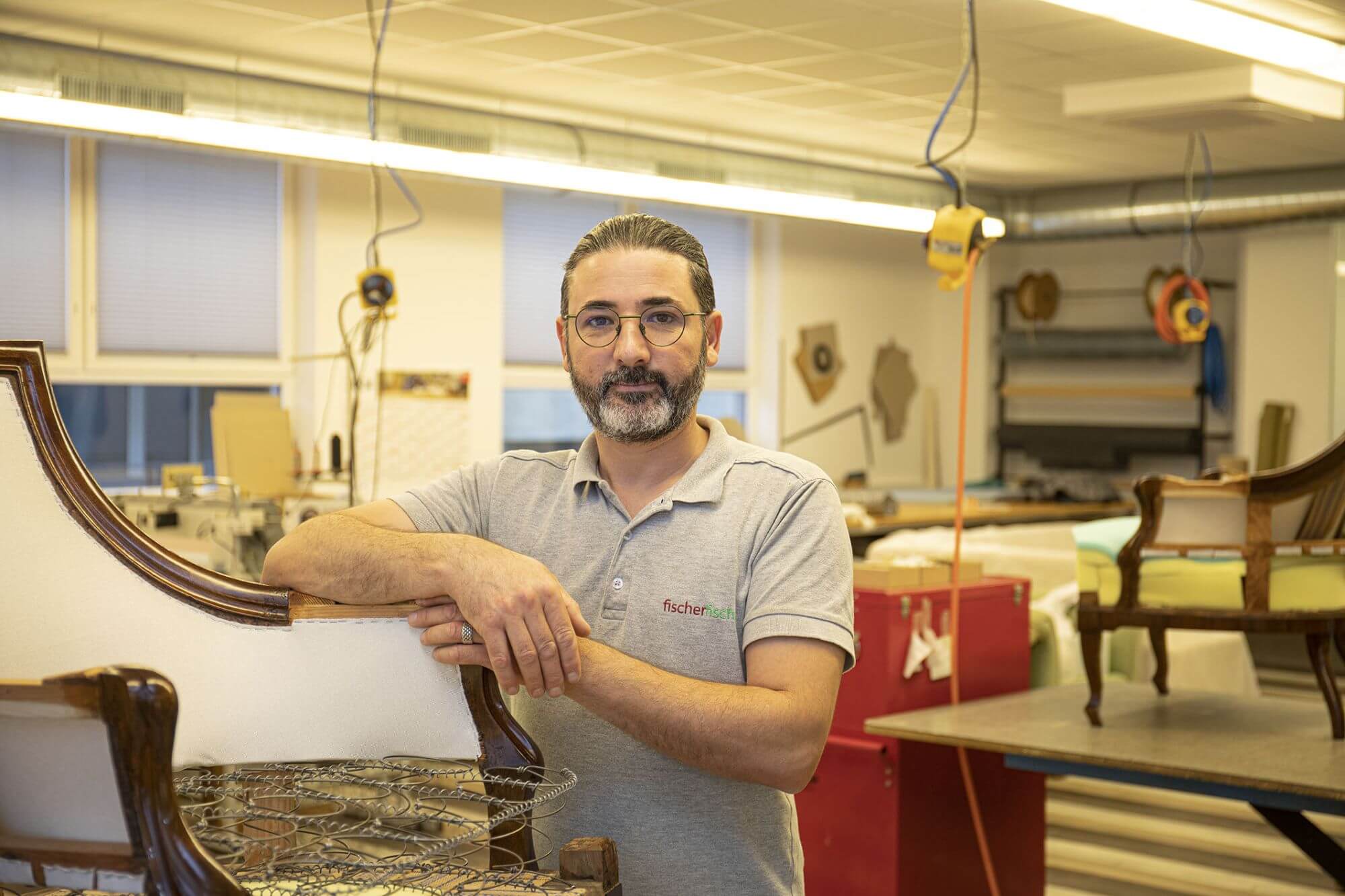 Erfolgsgeschichte von Servet Ünal, Möbeltapezierer bei der Markus Fischer GmbH