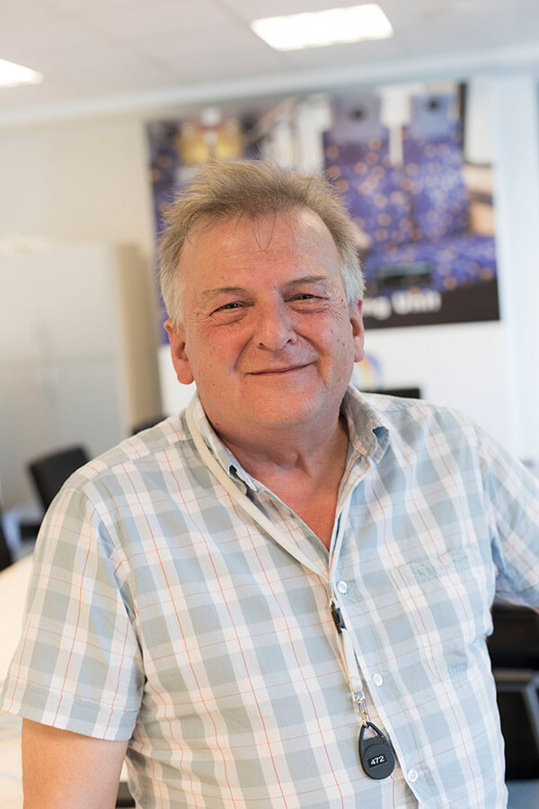 Johann Eibenberger im Büro.