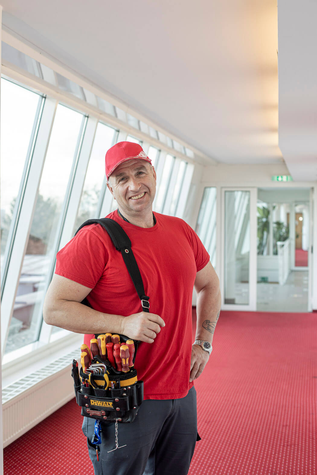 Martin Schober kümmert sich um die Haustechnik in der Seniorenresidenz Kursana.