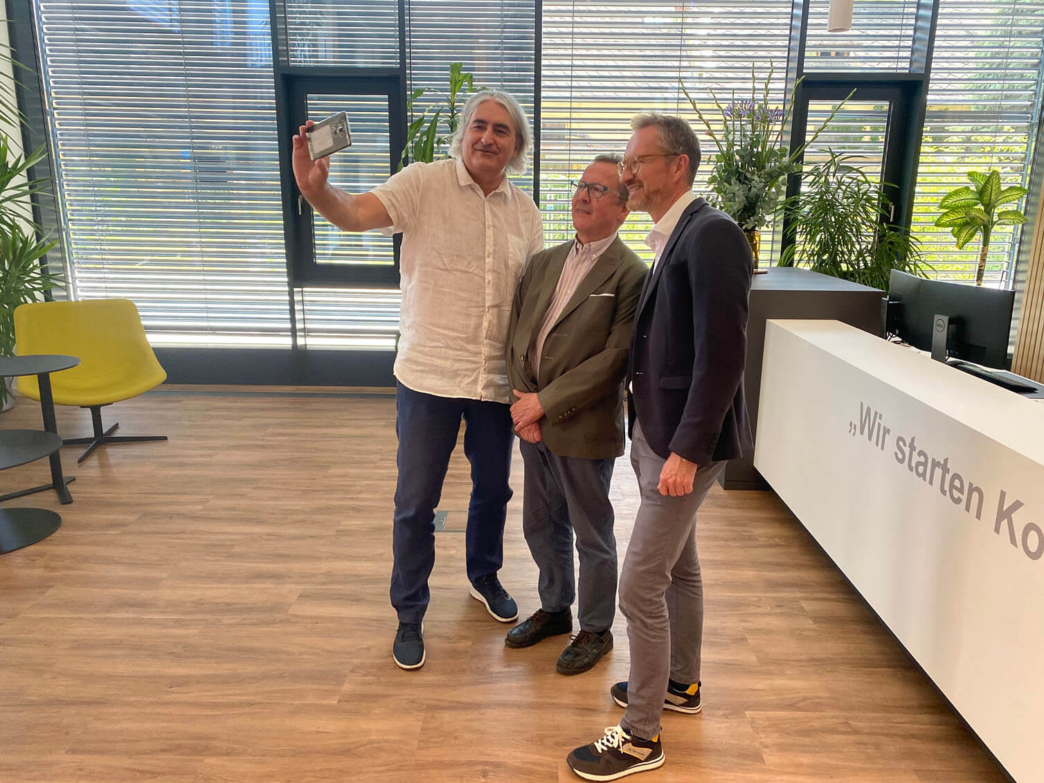 Thomas Rihl, Christian Bauer und Paul Gruber