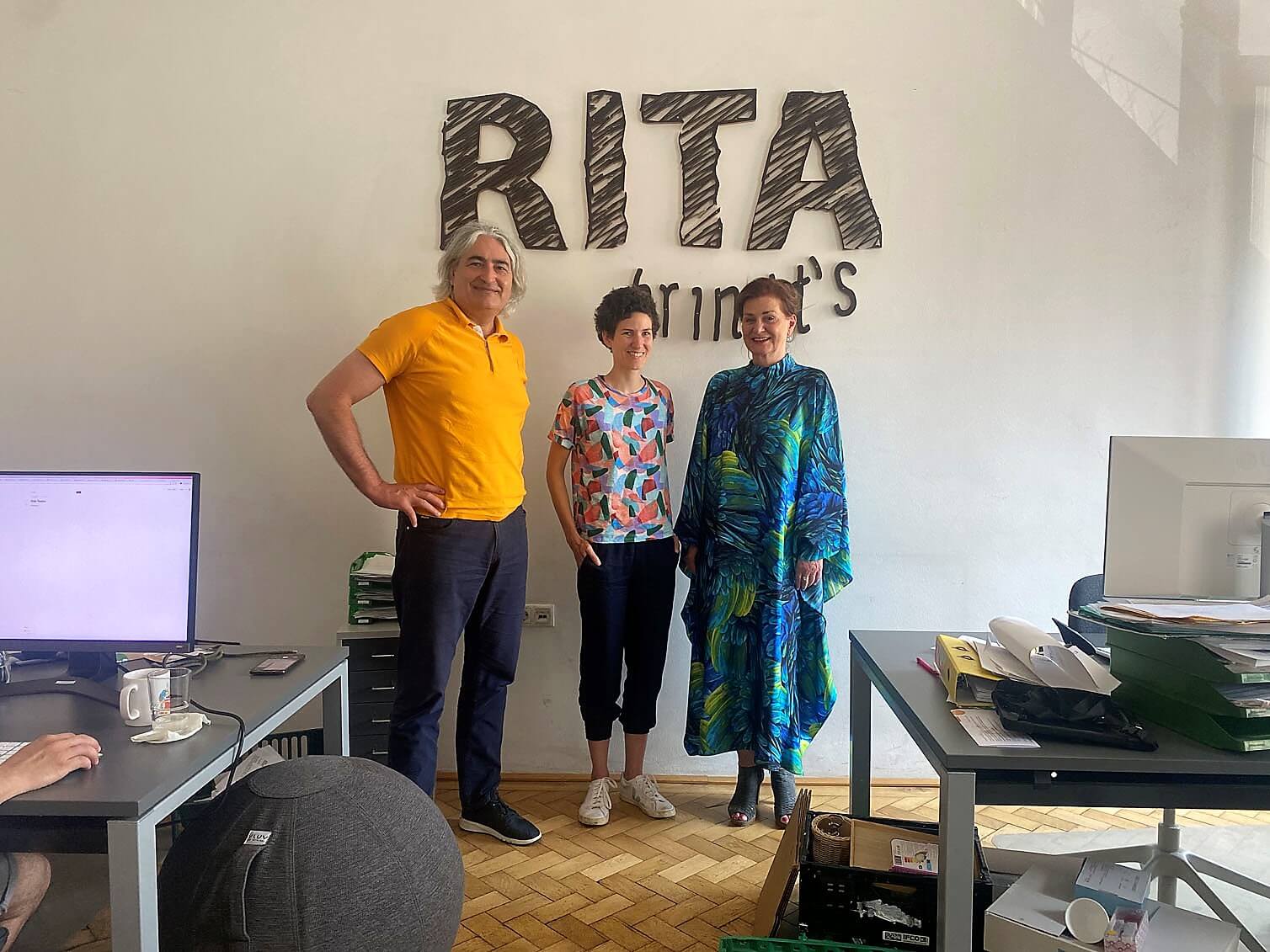 Thomas Rihl, Rita Huber und Martina Gruber