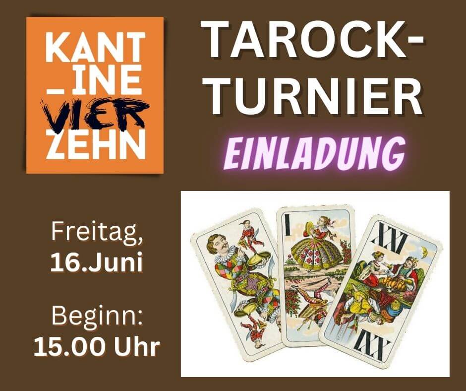 Tarock-Turnier Einladung